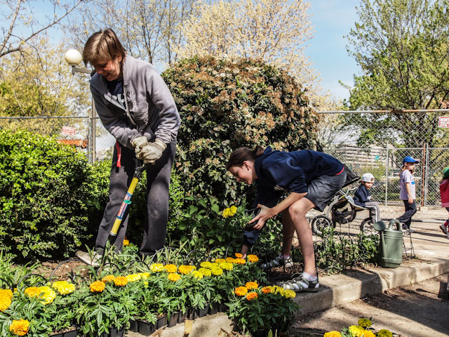 Volunteer in Schuylkill River Park